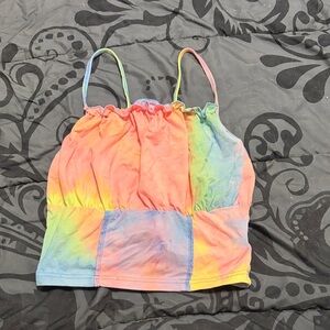 Colorful Tie-Dye Tank Top